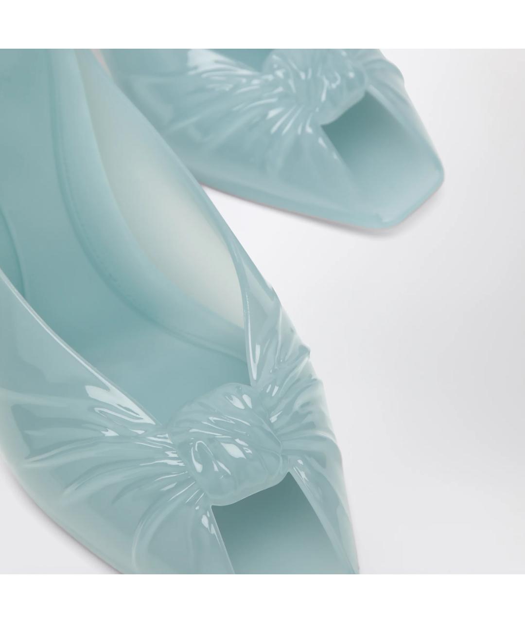 CHLOE Голубые резиновые мюли, фото 5