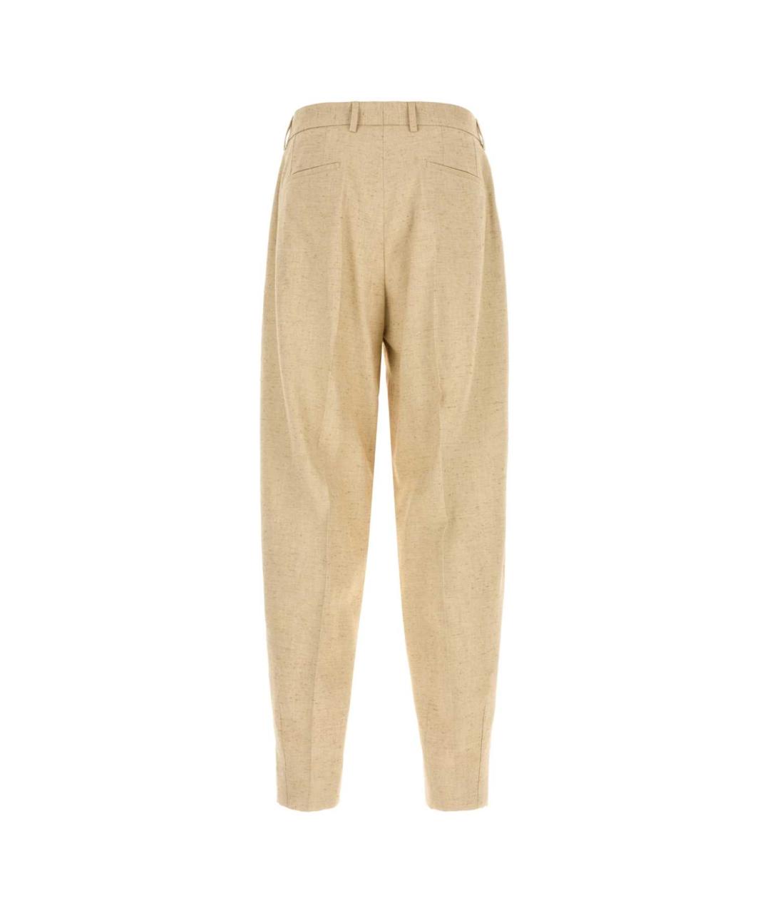DOLCE&GABBANA Бежевые повседневные брюки, фото 2