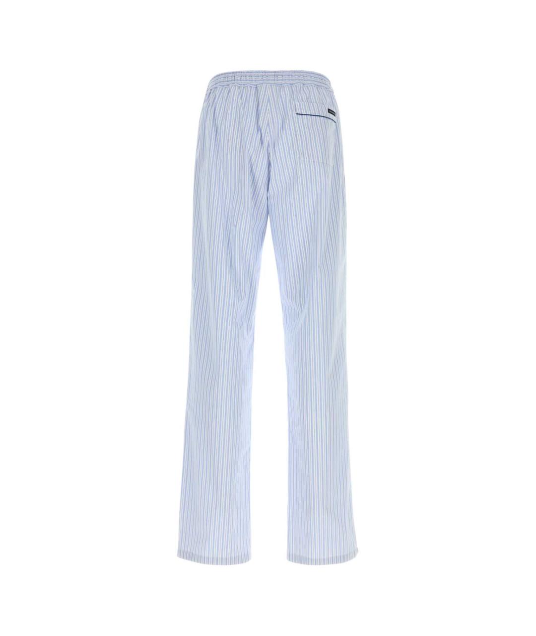 DOLCE&GABBANA Мульти хлопковые повседневные брюки, фото 2