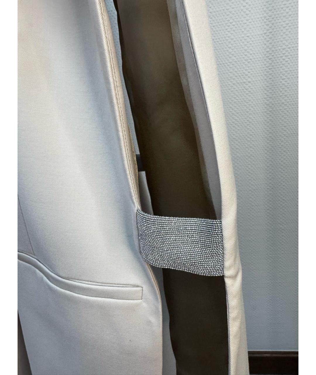 PESERICO Бежевый шерстяной костюм с брюками, фото 7