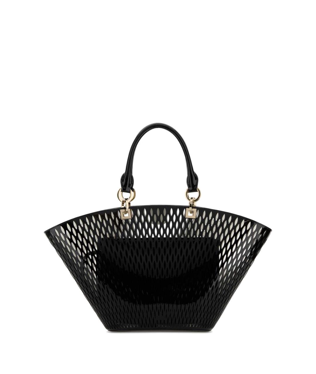 TOM FORD Черная кожаная сумка тоут, фото 1