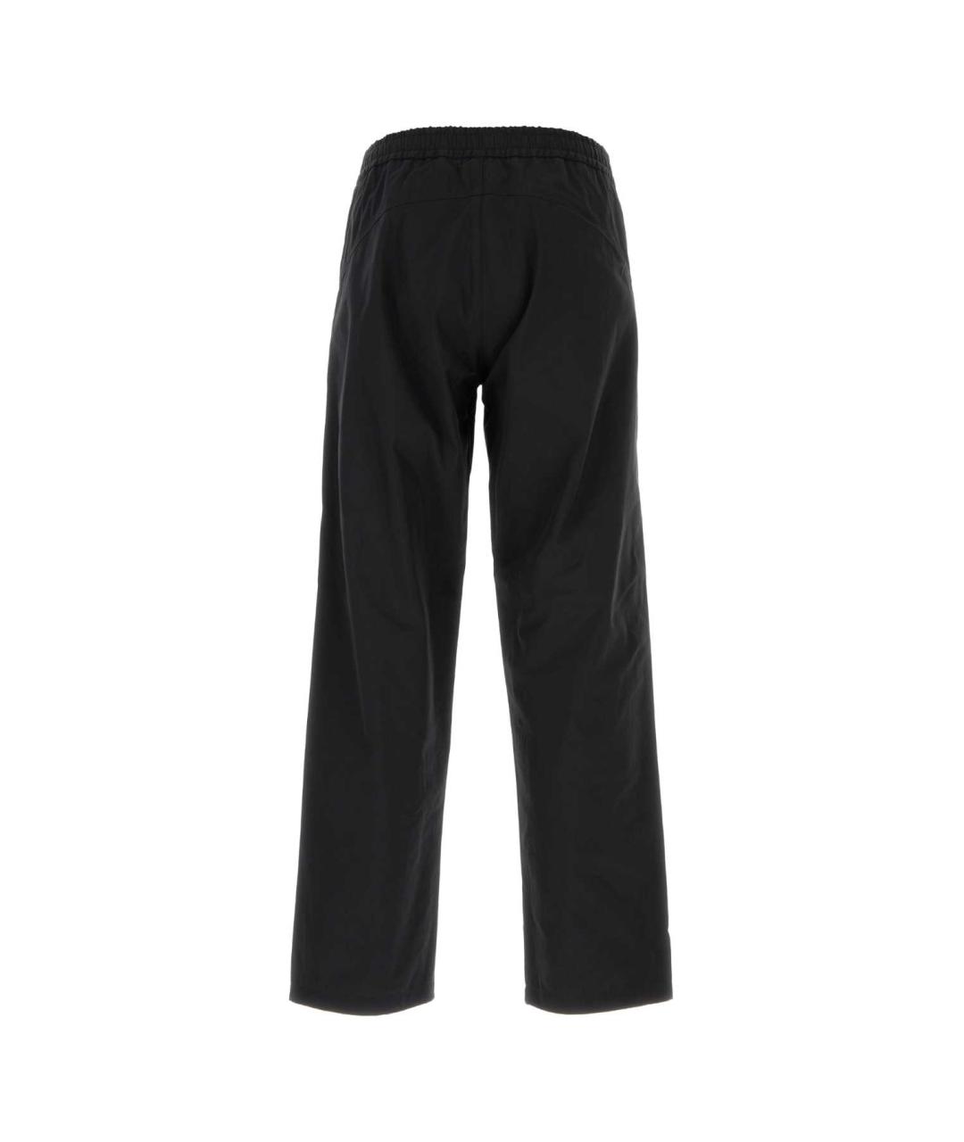 HERNO Черные хлопковые повседневные брюки, фото 2