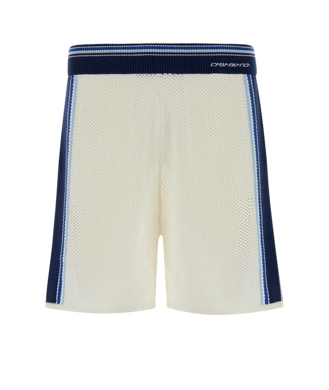 CASABLANCA Белые хлопковые шорты, фото 3