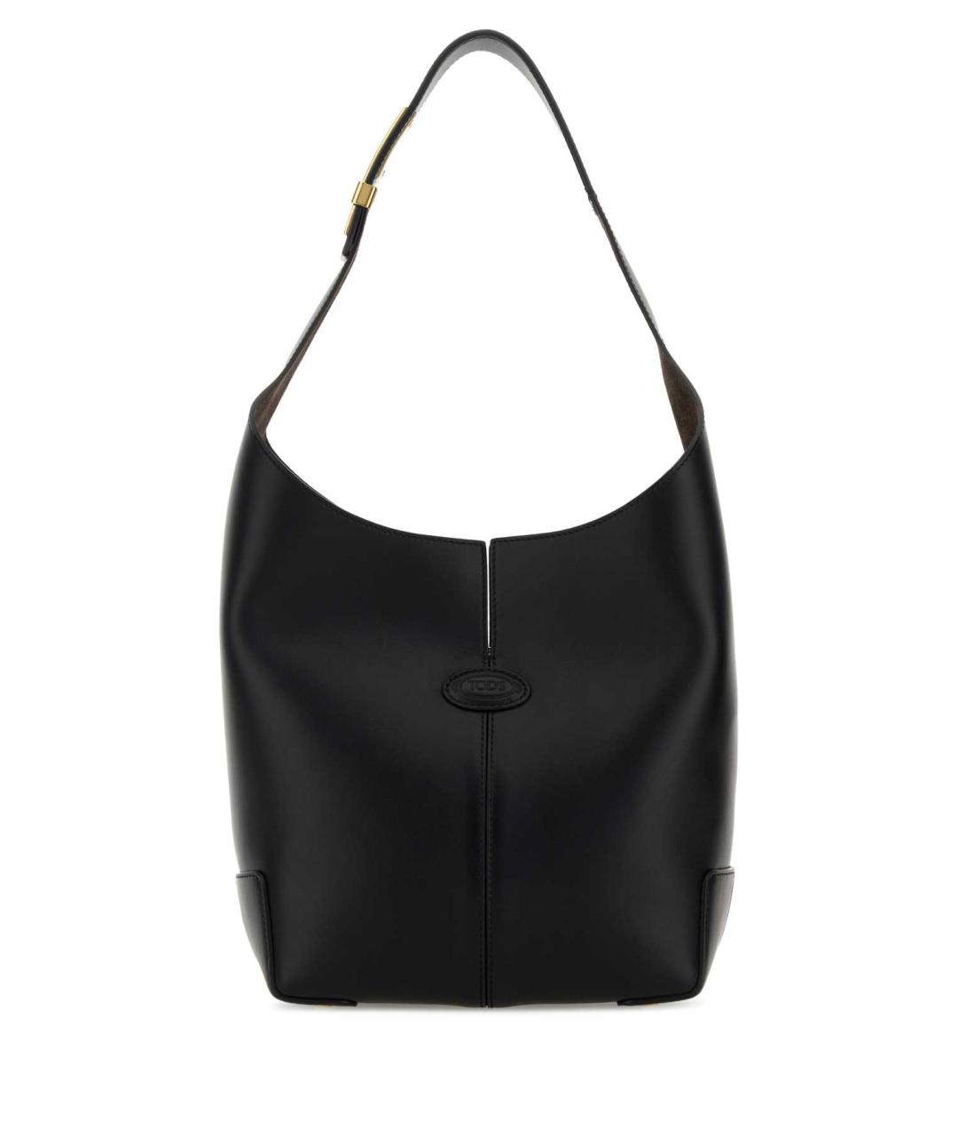TOD'S Черная кожаная сумка через плечо, фото 1
