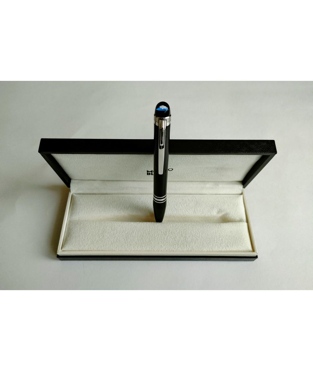 MONTBLANC Черная пластиковая шариковая ручка, фото 6