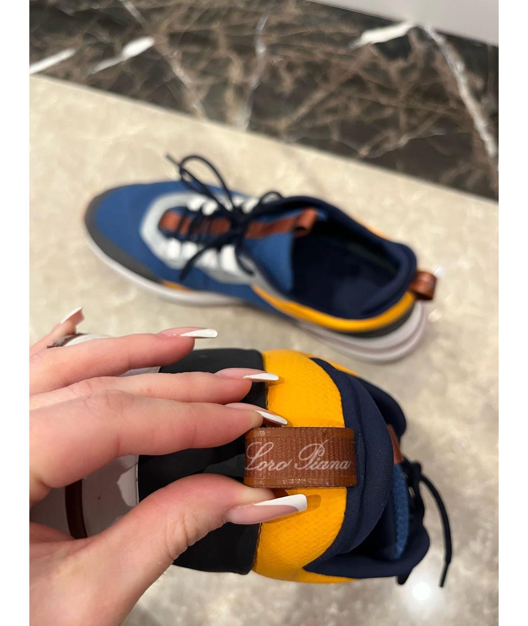 LORO PIANA Мульти низкие кроссовки / кеды, фото 7