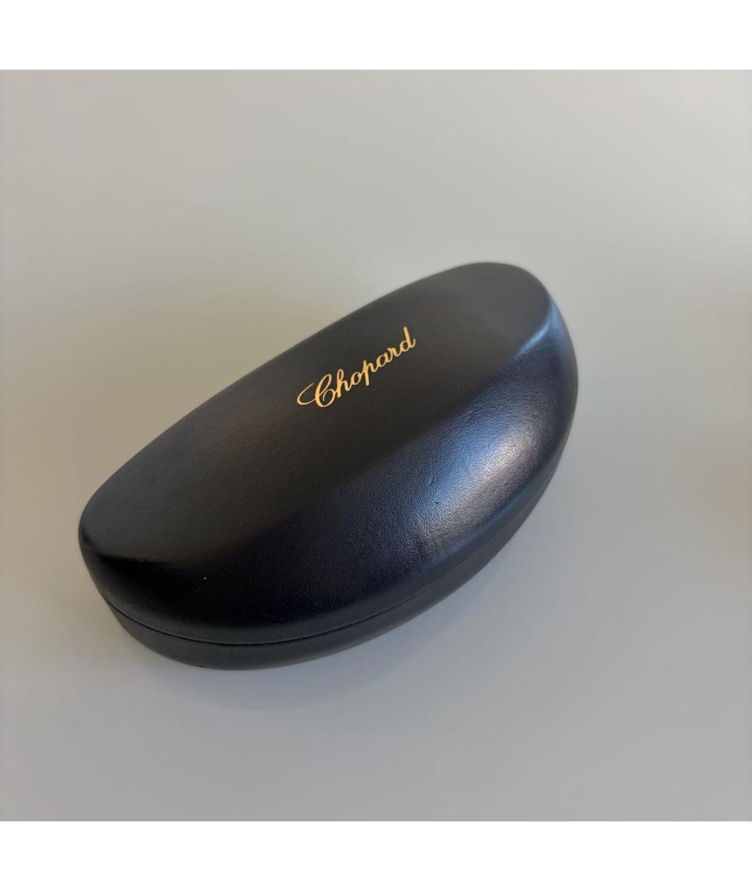 CHOPARD Черные пластиковые солнцезащитные очки, фото 7