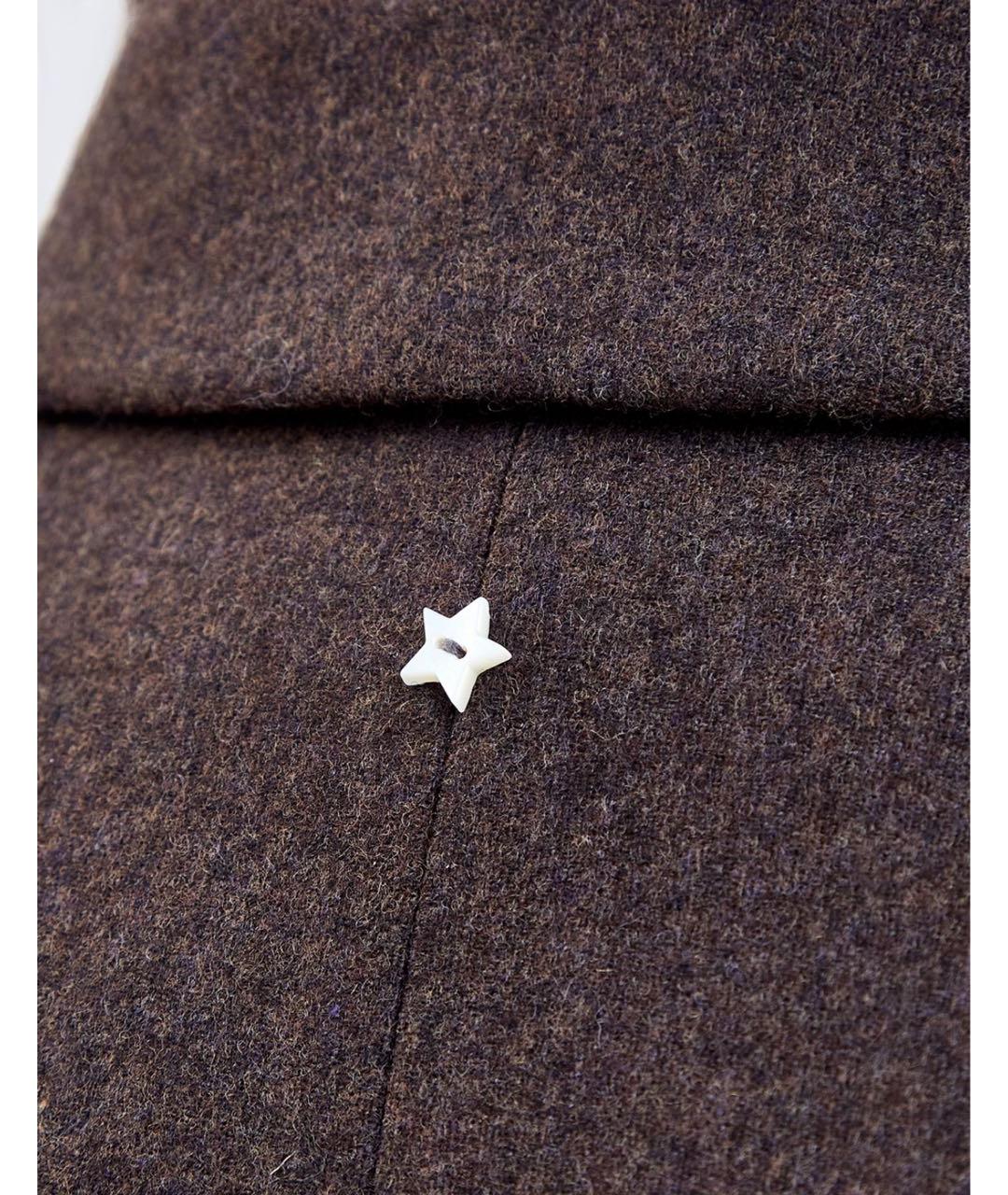 LORENA ANTONIAZZI Коричневый шерстяной жакет/пиджак, фото 2