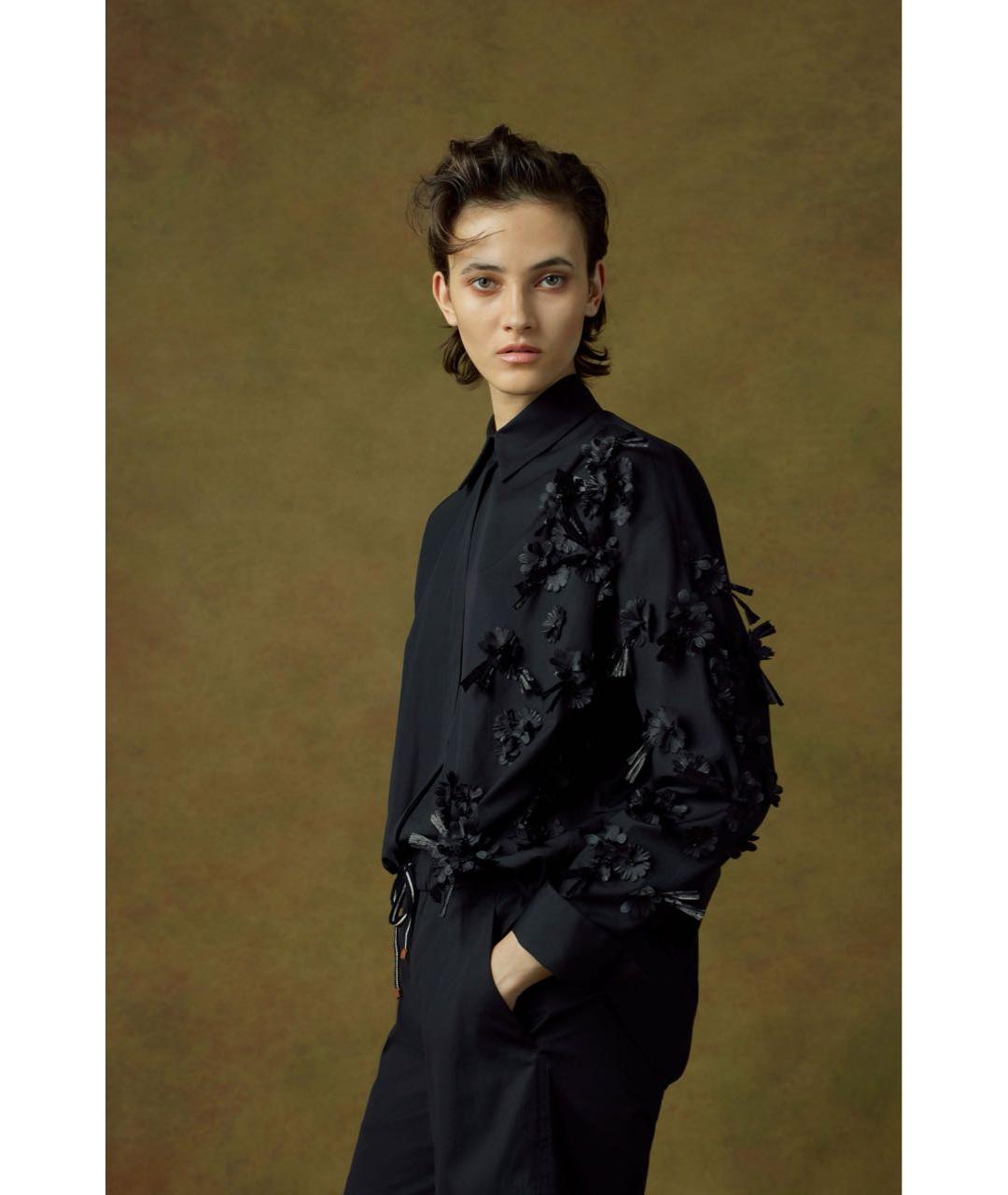 LORENA ANTONIAZZI Черная рубашка, фото 2