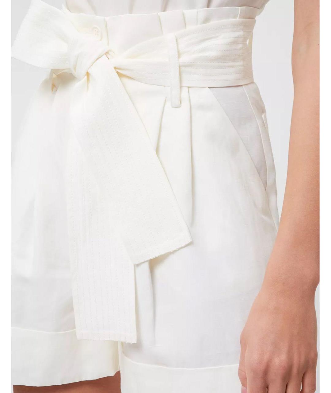 P.A.R.O.S.H. Белая вискозная юбка миди, фото 5