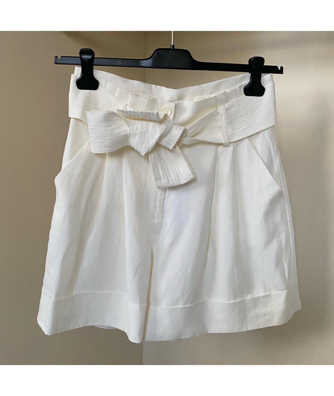 P.A.R.O.S.H. Белая вискозная юбка миди, фото 6