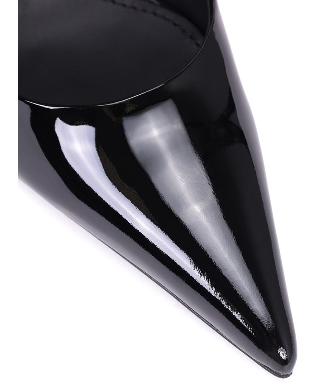 DOLCE&GABBANA Черные туфли из лакированной кожи, фото 2