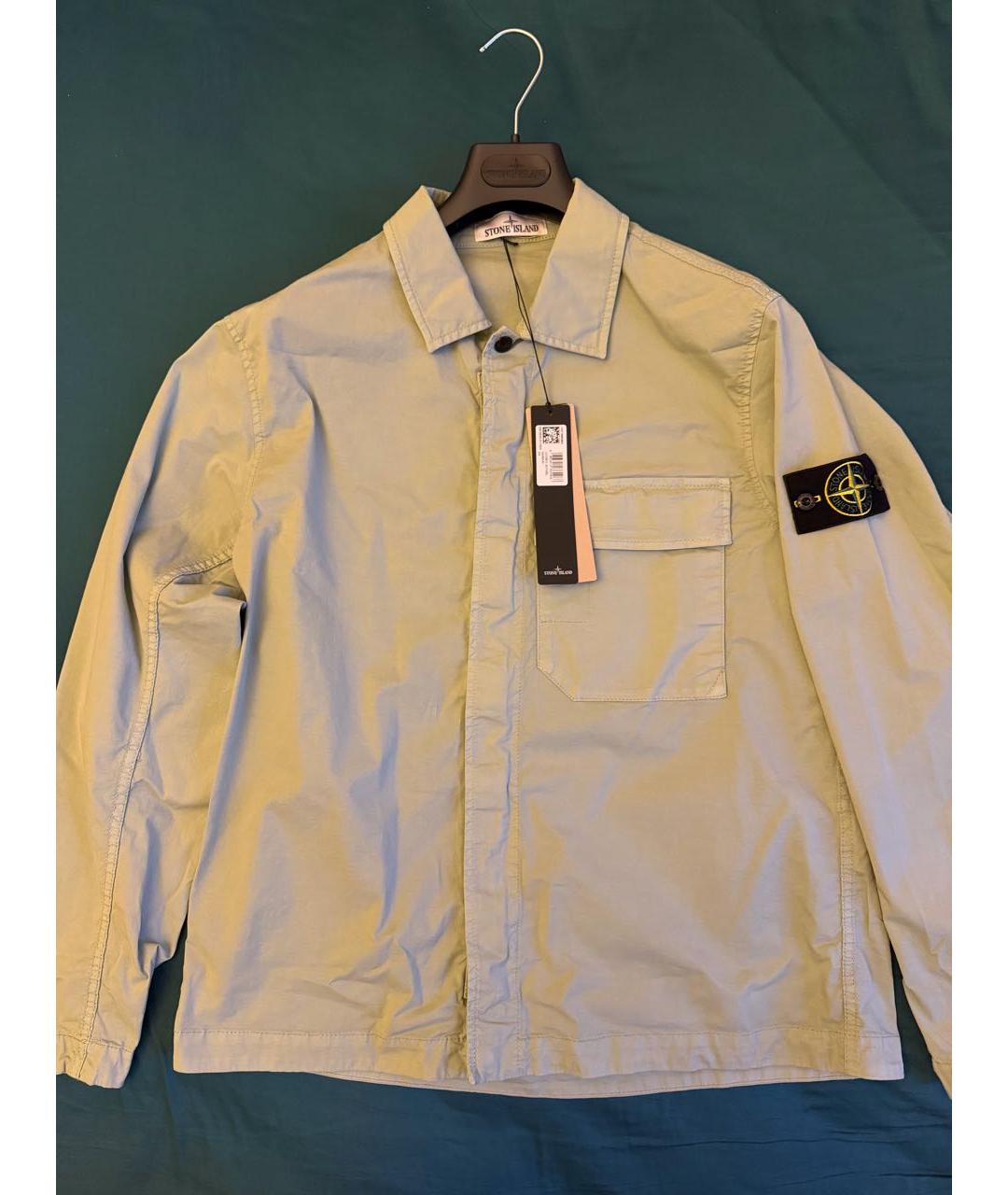 STONE ISLAND Бежевая хлопковая куртка, фото 5