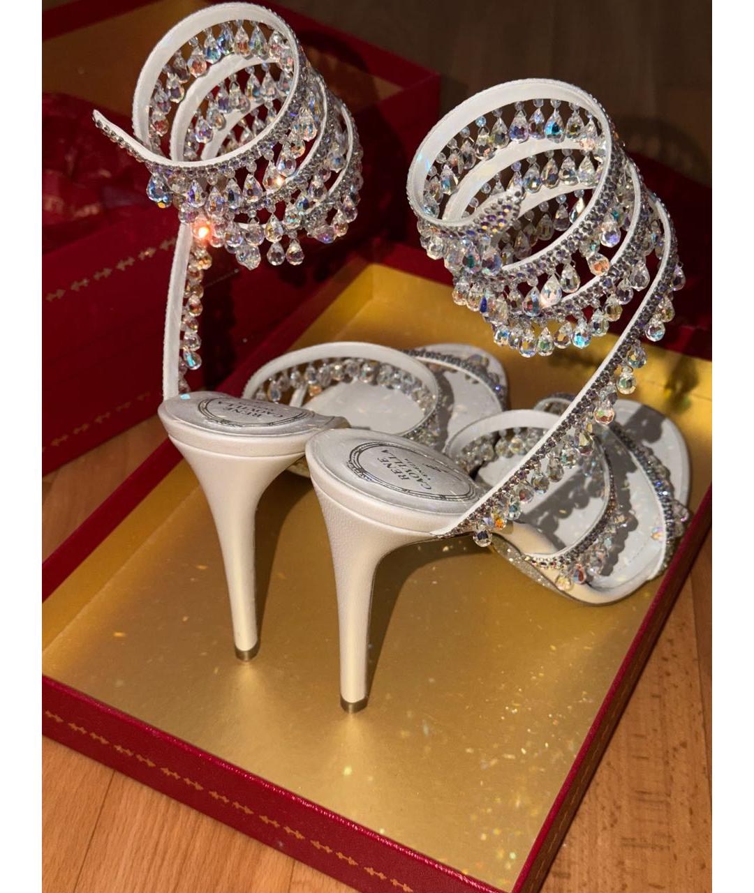 RENE CAOVILLA Серебряные туфли, фото 2