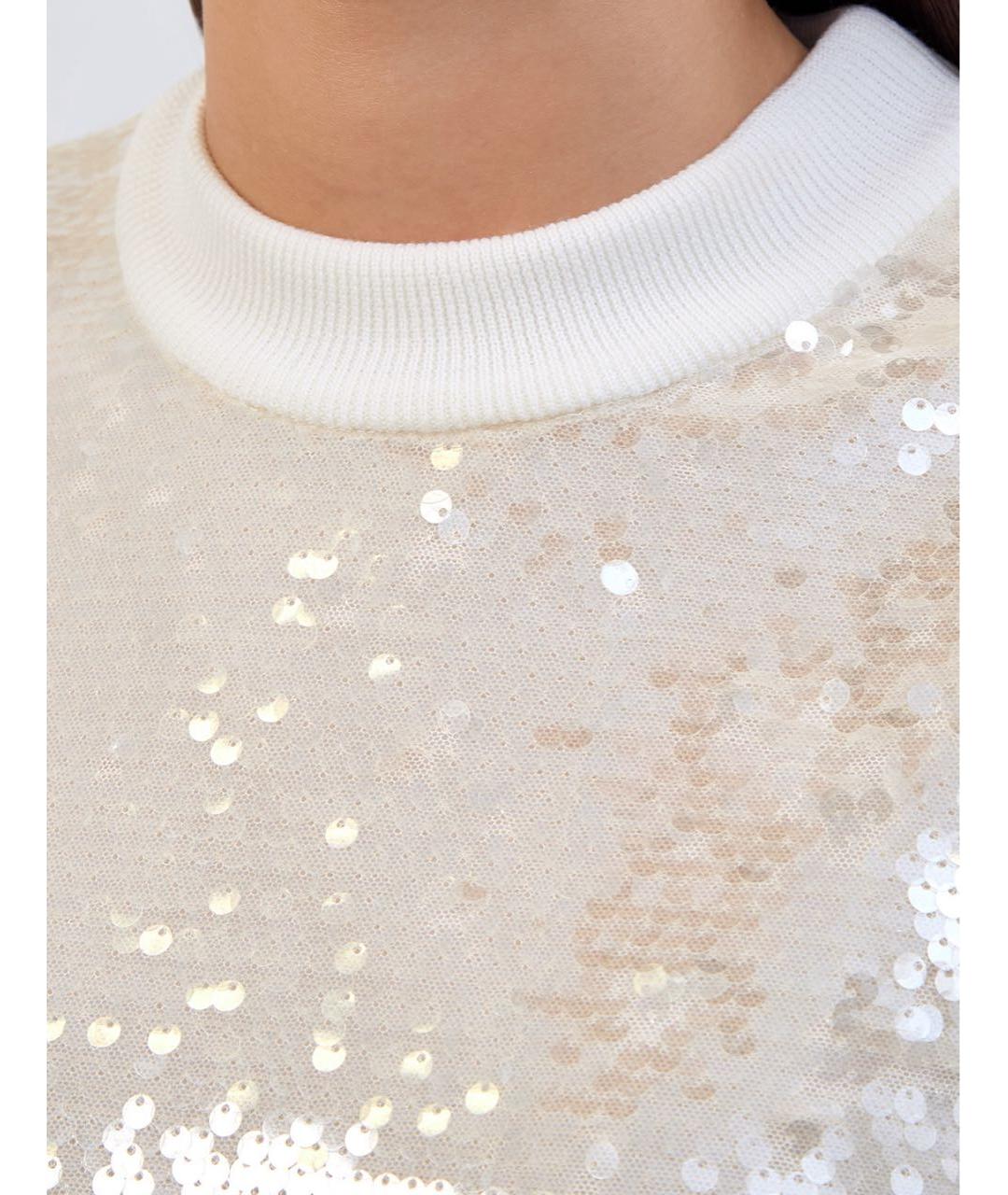 PESERICO Белый джемпер / свитер, фото 3