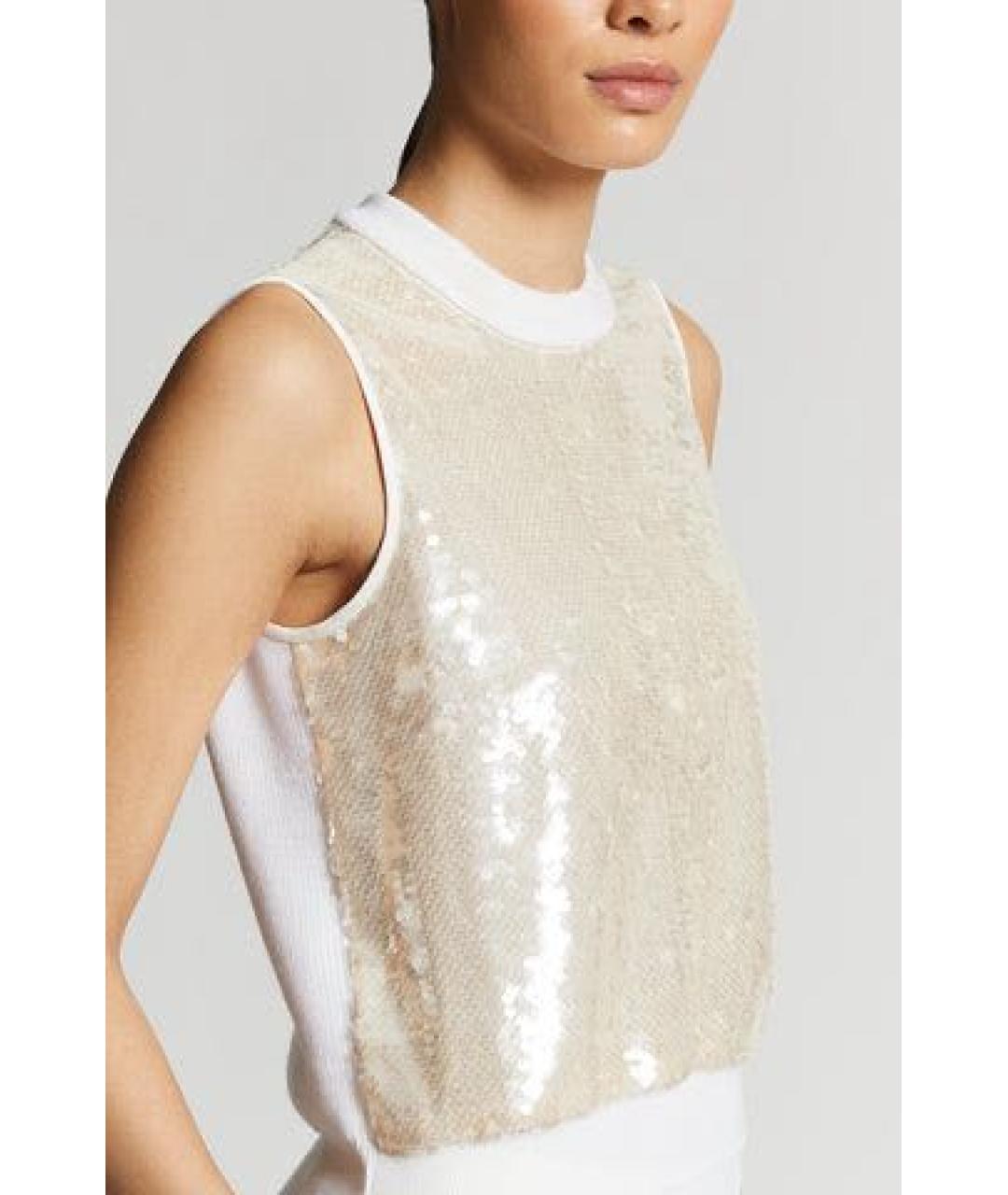 PESERICO Белый джемпер / свитер, фото 2