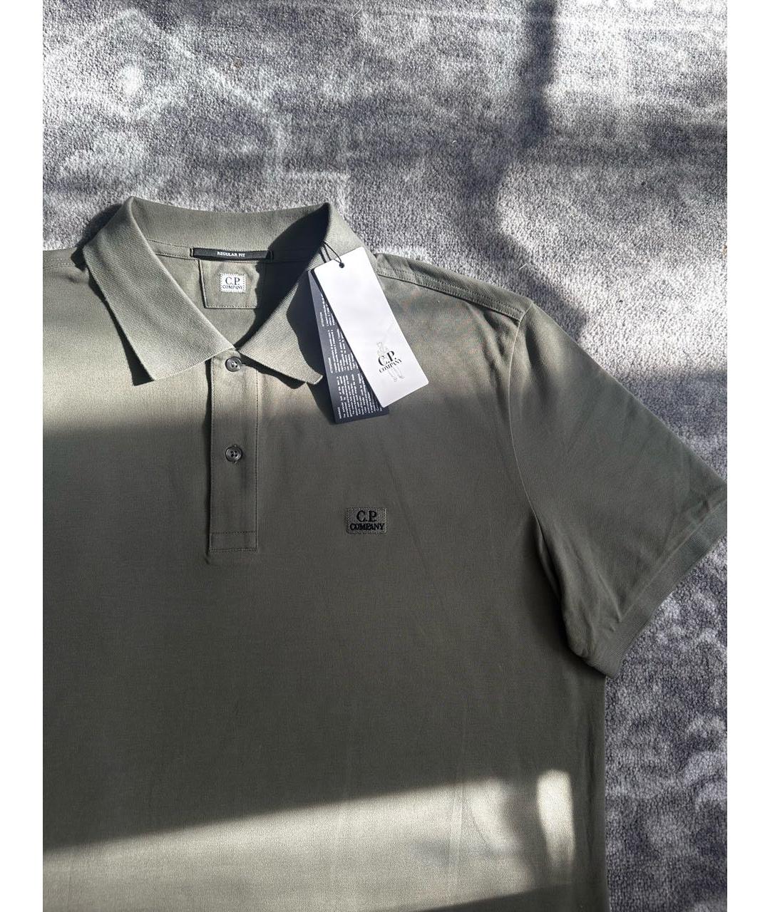 CP COMPANY Хлопко-эластановое поло с коротким рукавом, фото 2