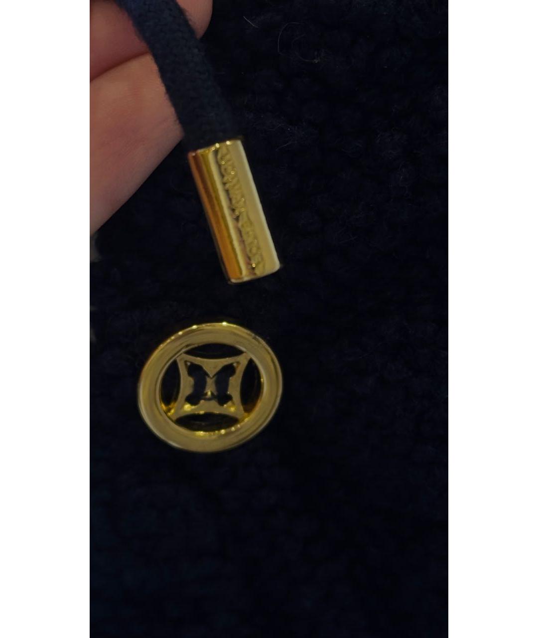 LOUIS VUITTON Темно-синий шерстяной костюм с юбками, фото 7