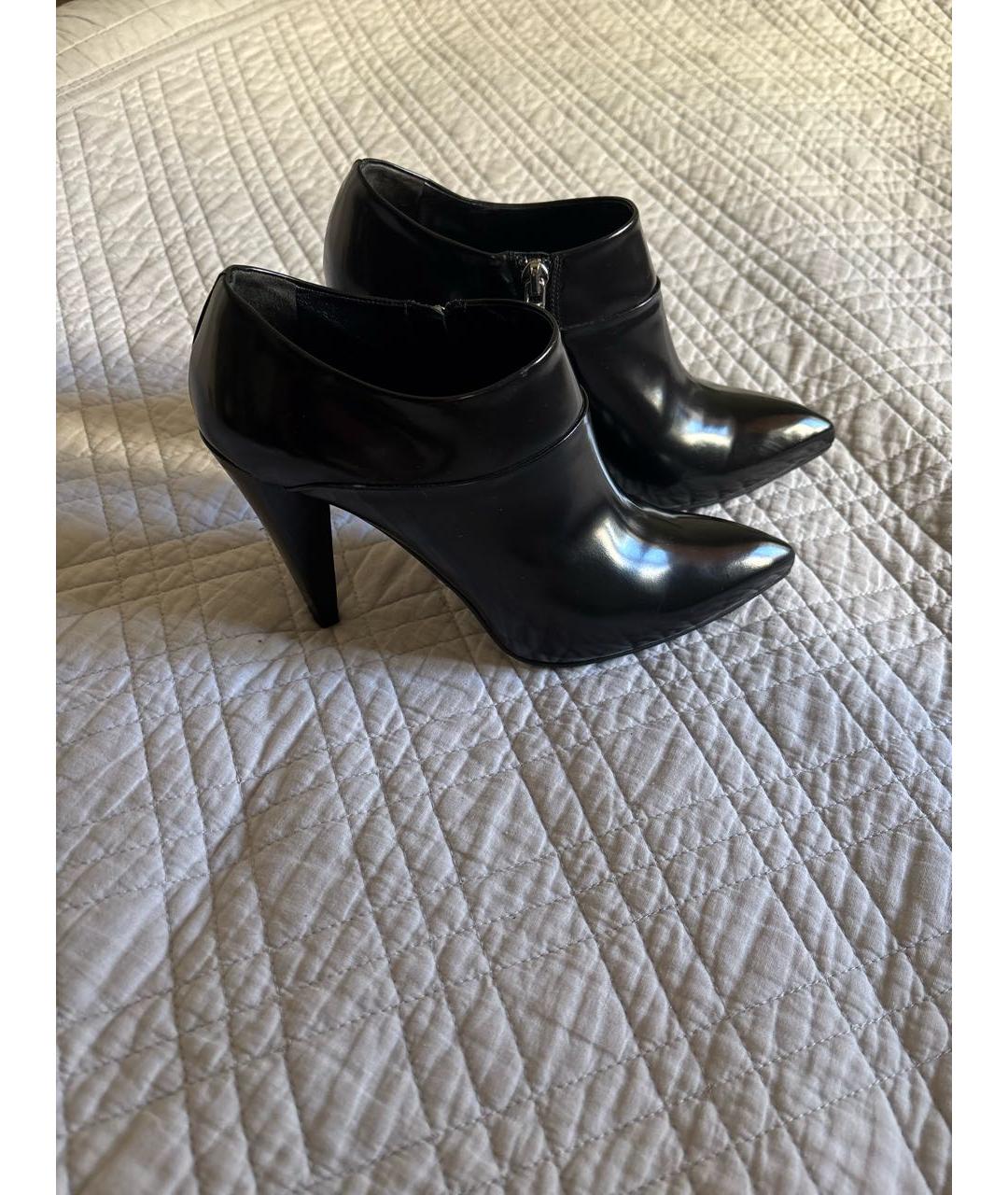 PRADA Черные кожаные ботильоны, фото 5