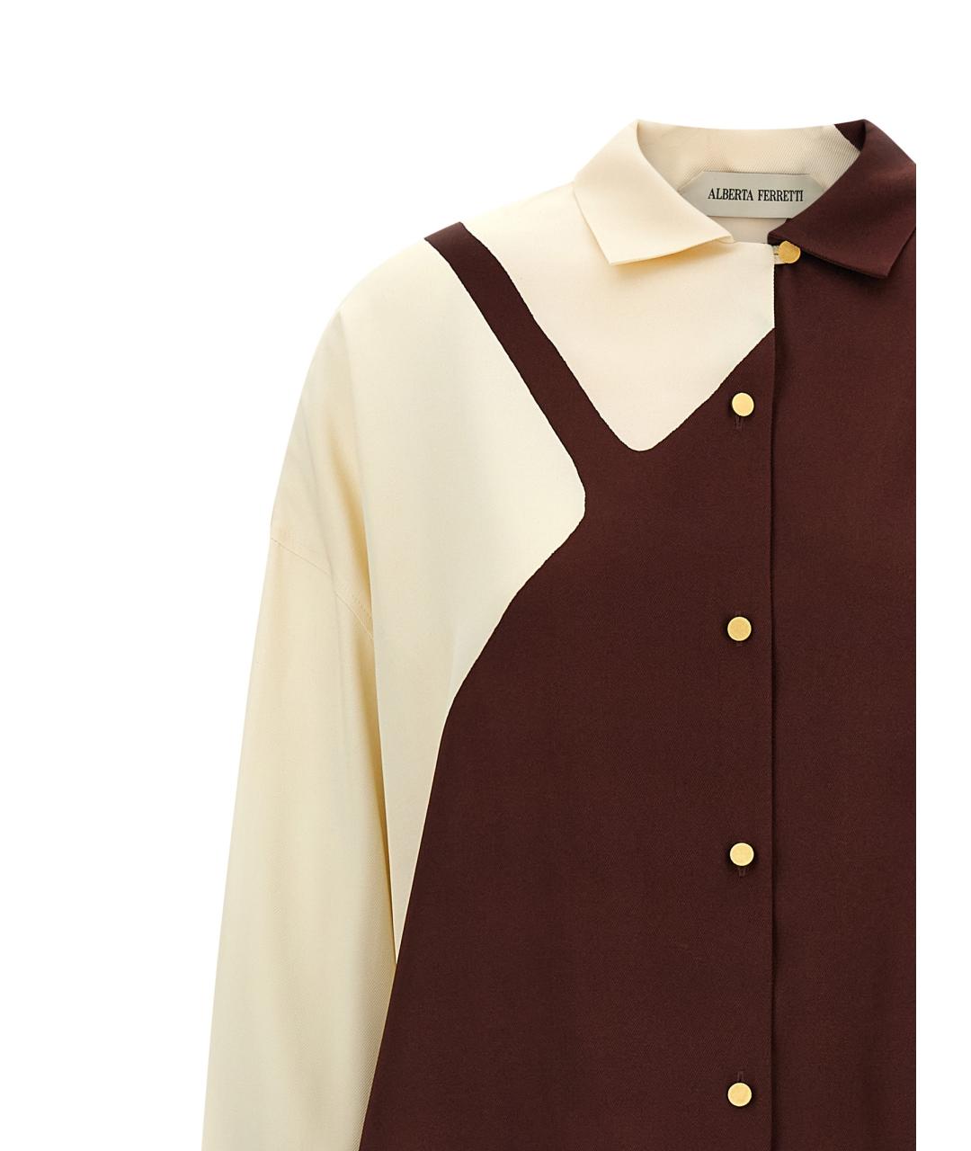 ALBERTA FERRETTI Мульти вискозная блузы, фото 3