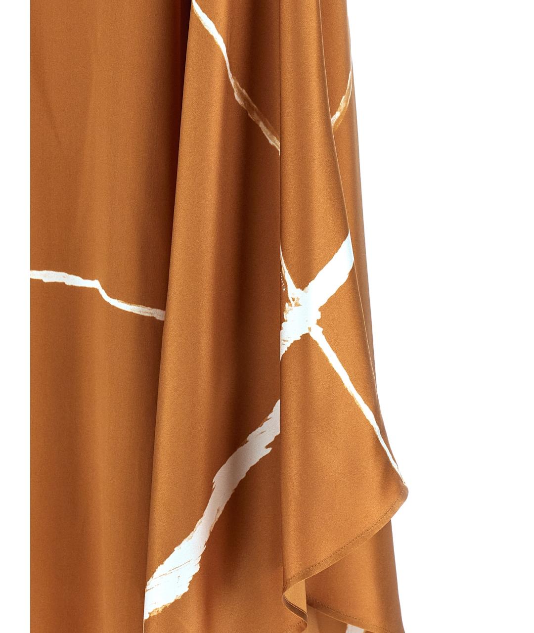 KITON Коричневая шелковая блузы, фото 4