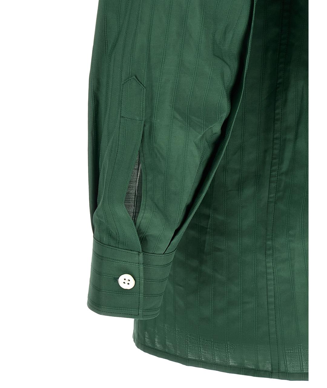 NAMACHEKO Зеленая хлопковая кэжуал рубашка, фото 4