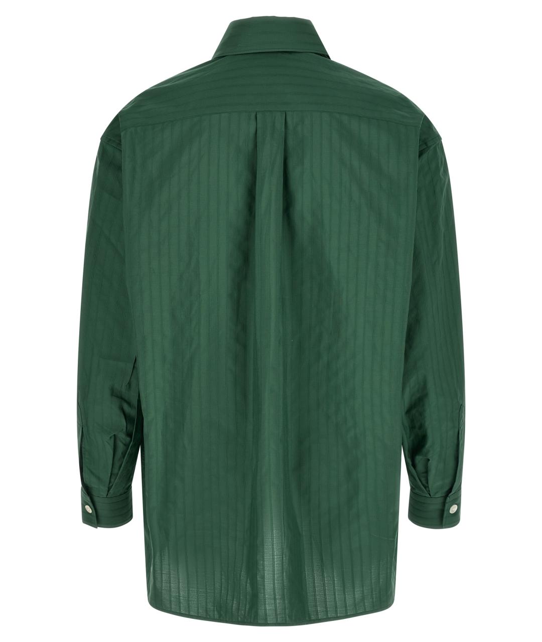 NAMACHEKO Зеленая хлопковая кэжуал рубашка, фото 2