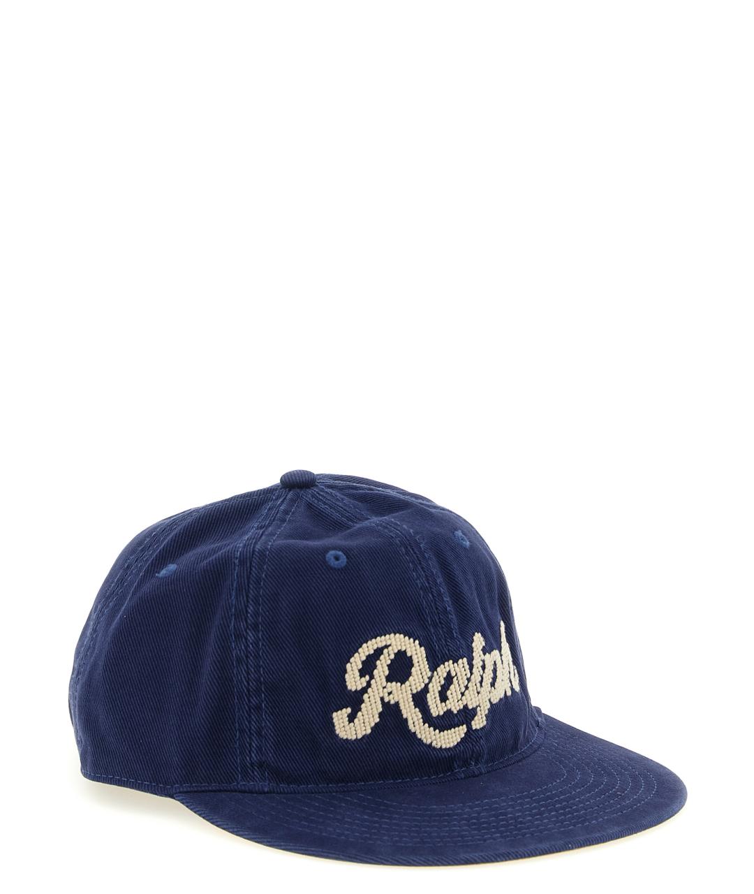 POLO RALPH LAUREN Синяя хлопковая кепка/бейсболка, фото 2