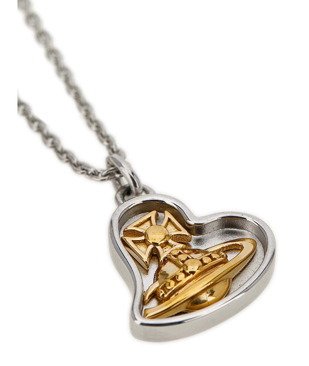 VIVIENNE WESTWOOD Мульти серебряная цепочка, фото 3