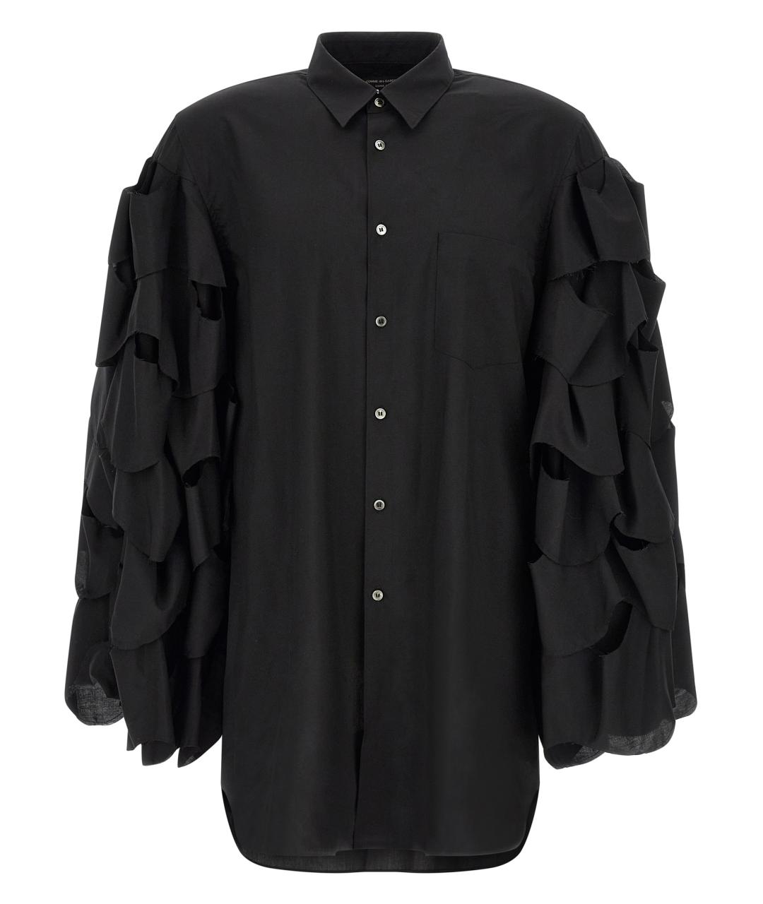 COMME DES GARÇONS HOMME PLUS Черная кэжуал рубашка, фото 1