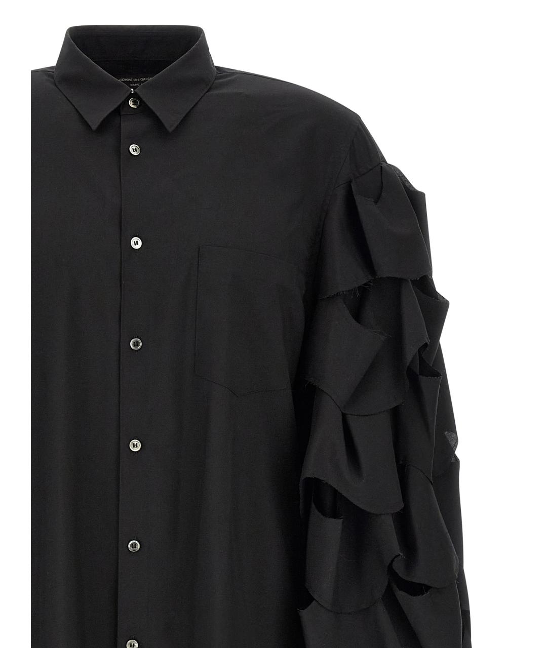COMME DES GARÇONS HOMME PLUS Черная кэжуал рубашка, фото 3