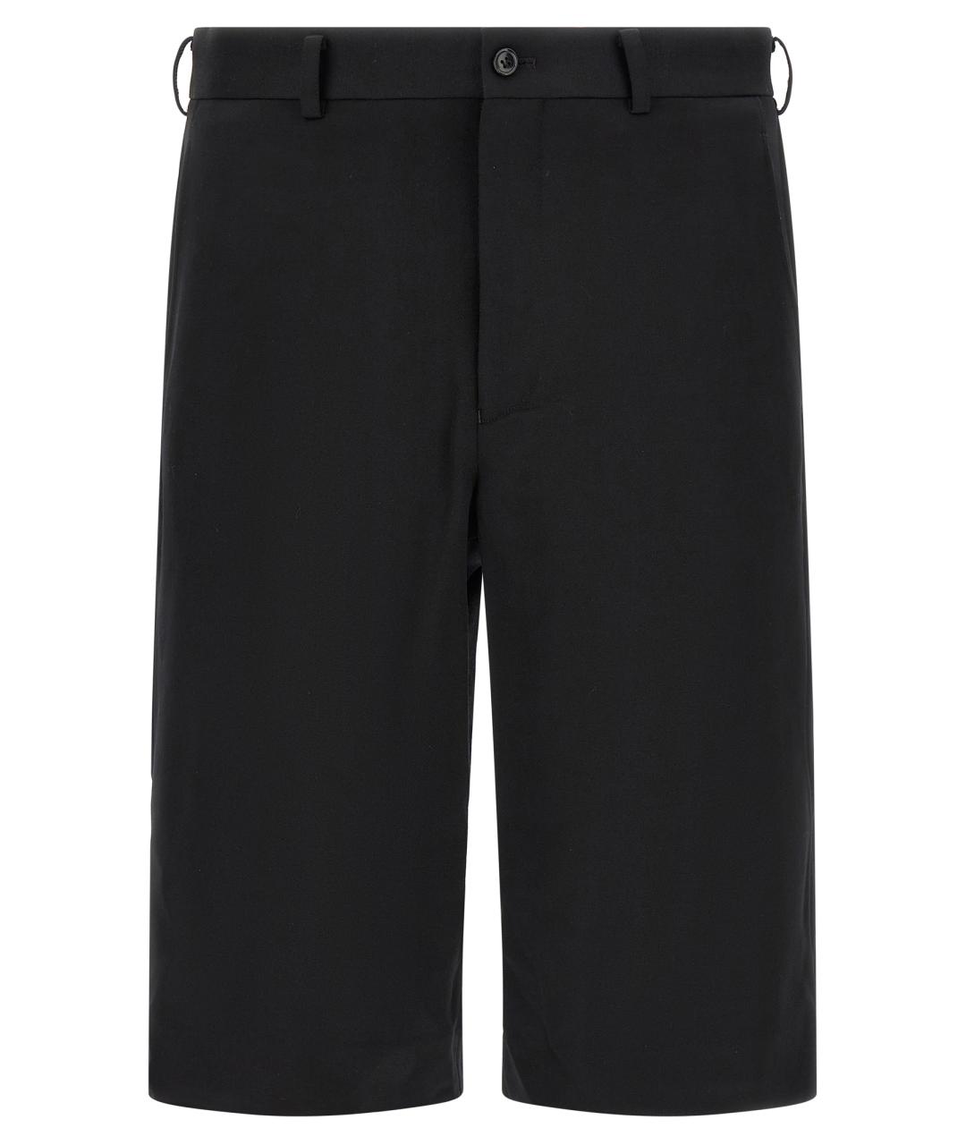 COMME DES GARÇONS HOMME PLUS Черные шерстяные шорты, фото 1