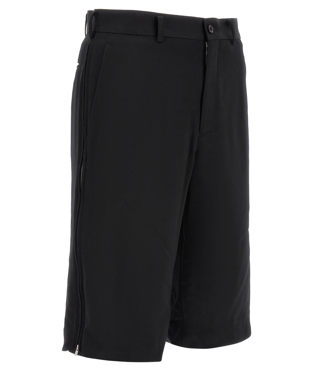 COMME DES GARÇONS HOMME PLUS Черные шерстяные шорты, фото 3