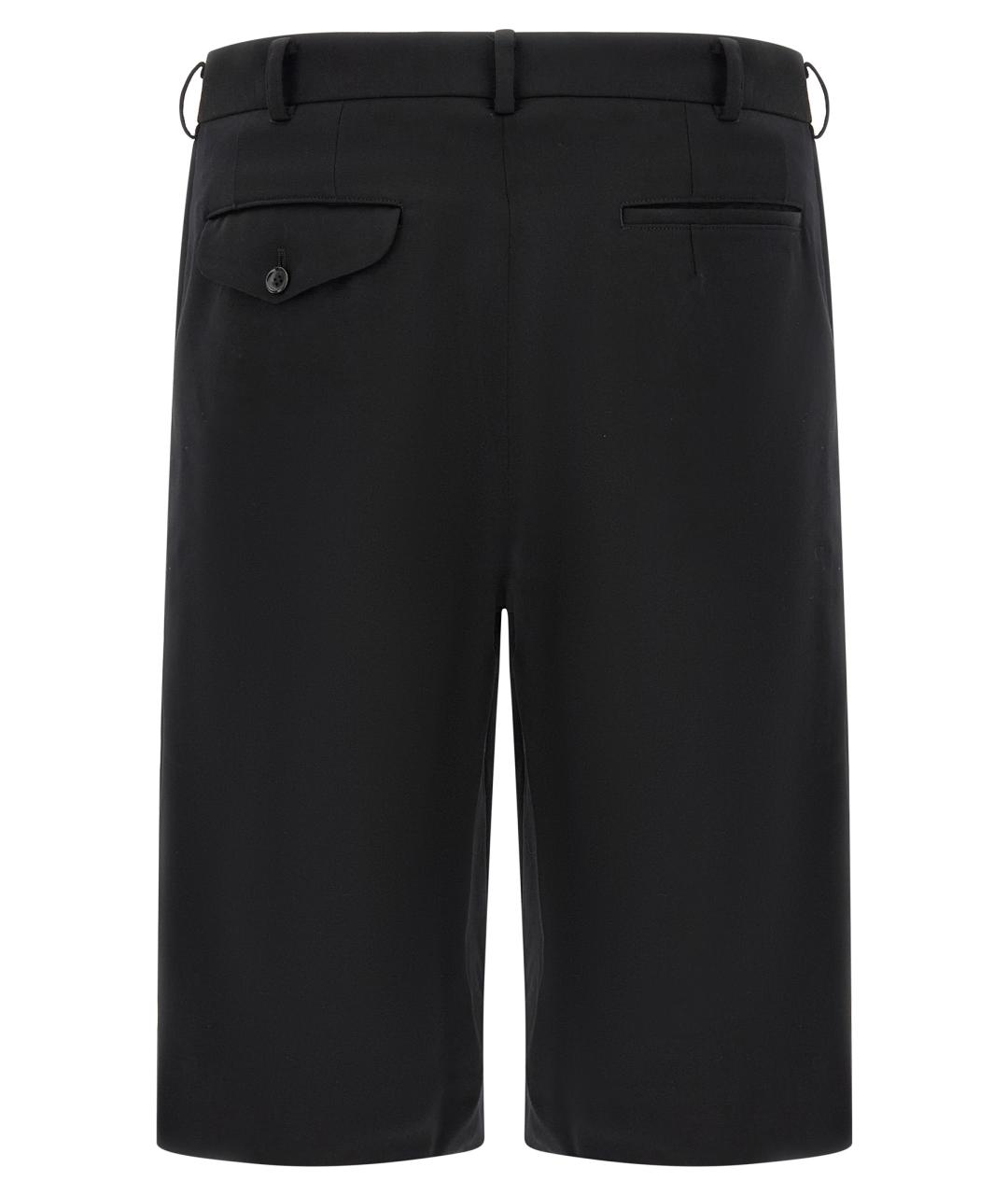 COMME DES GARÇONS HOMME PLUS Черные шерстяные шорты, фото 2