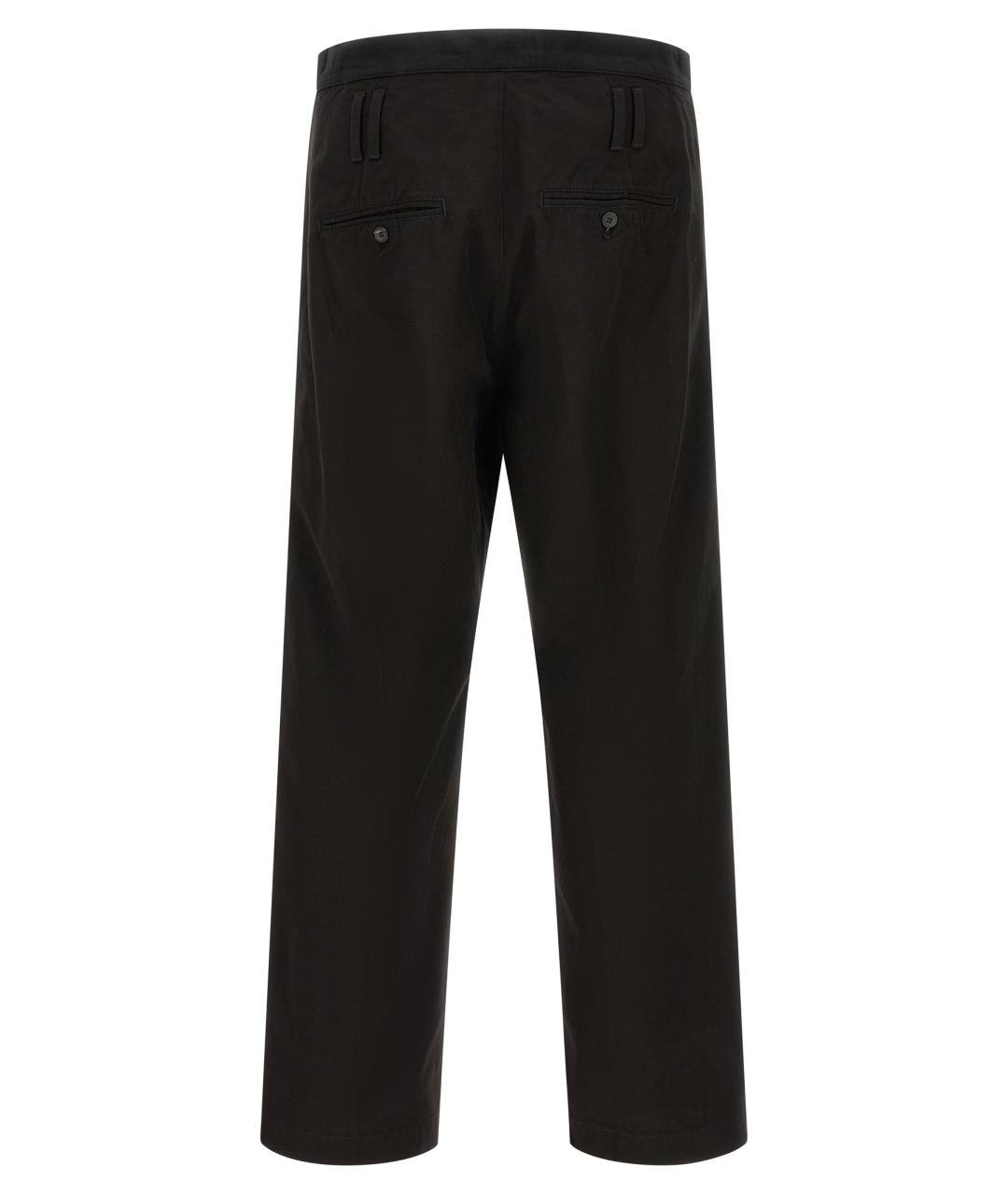 NAMACHEKO Черные хлопковые повседневные брюки, фото 2