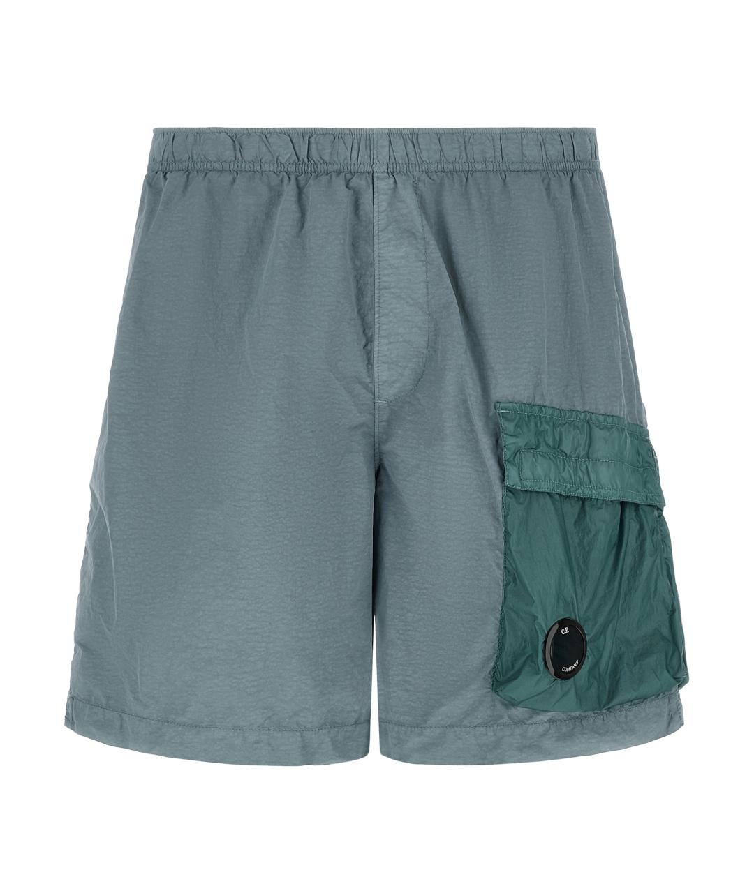 CP COMPANY Зеленые полиамидовые шорты, фото 1