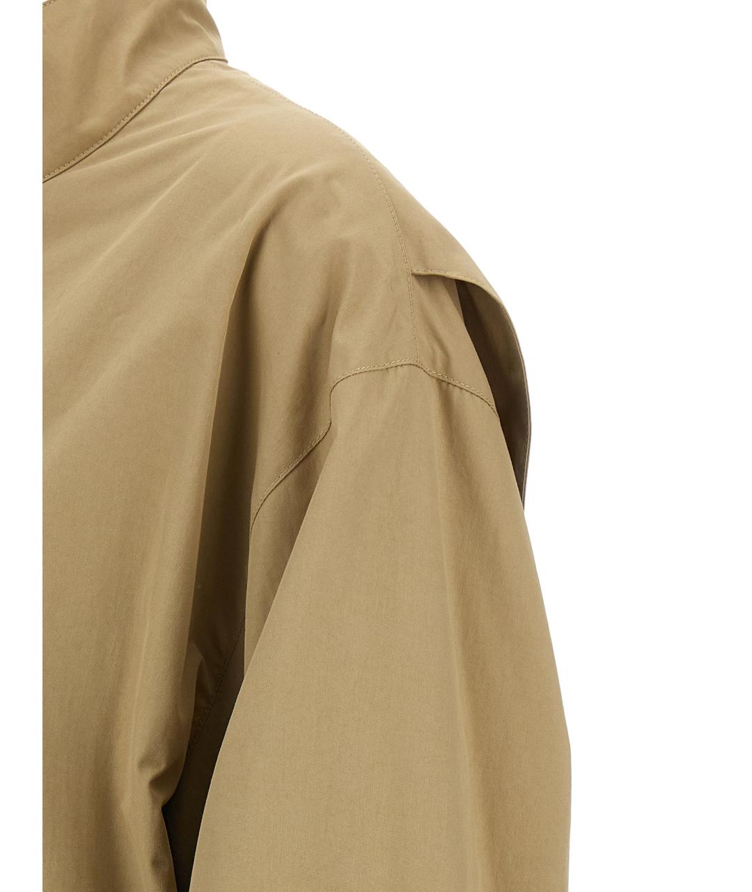 MM6 MAISON MARGIELA Бежевая хлопковая куртка, фото 5