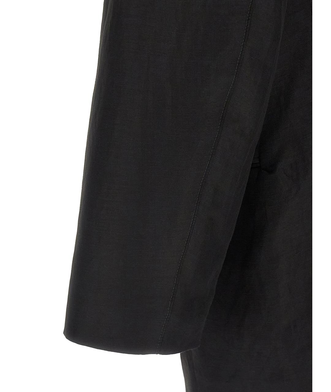 LEMAIRE Черный льняной пиджак, фото 4