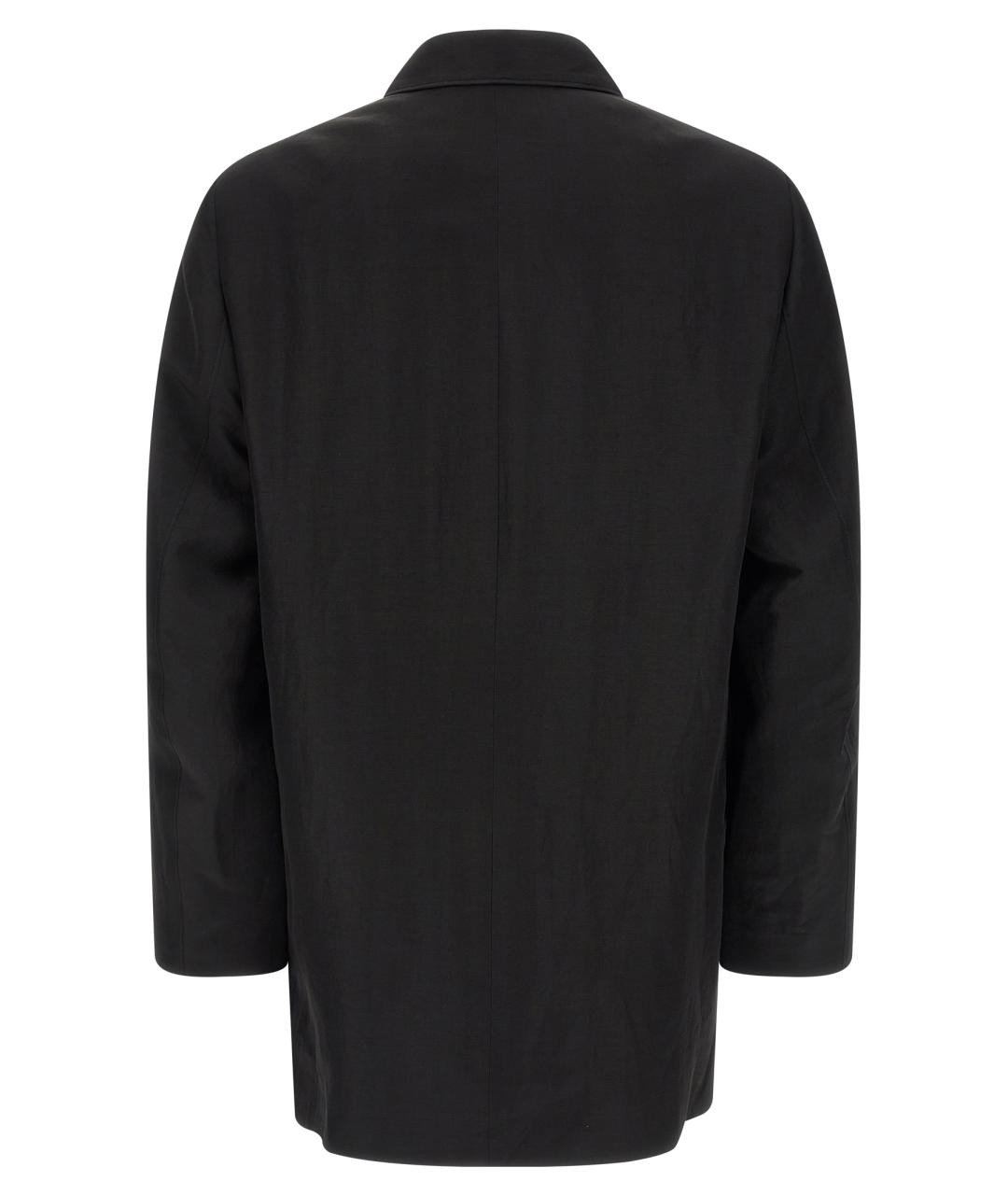 LEMAIRE Черный льняной пиджак, фото 2