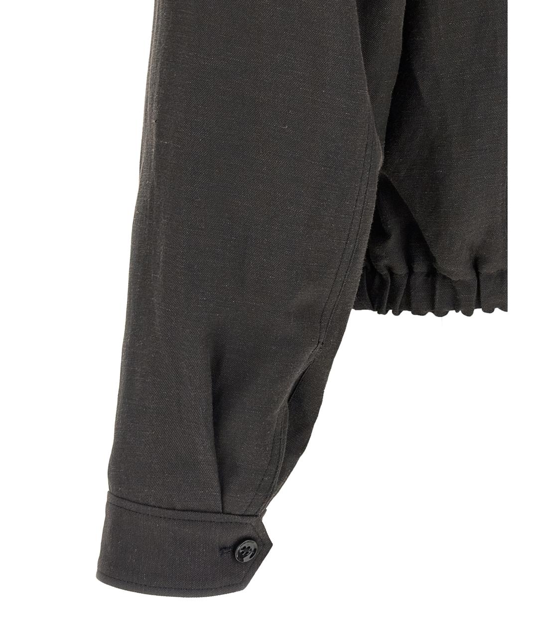 LEMAIRE Серая льняная куртка, фото 4