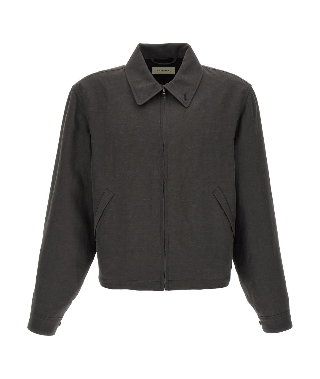 LEMAIRE Серая льняная куртка, фото 1