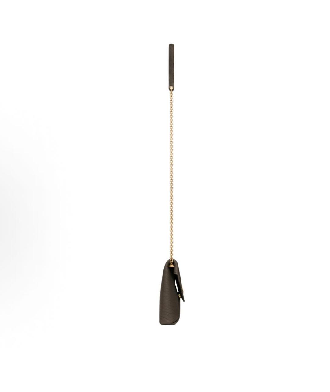 SAINT LAURENT Хаки кожаная сумка через плечо, фото 7