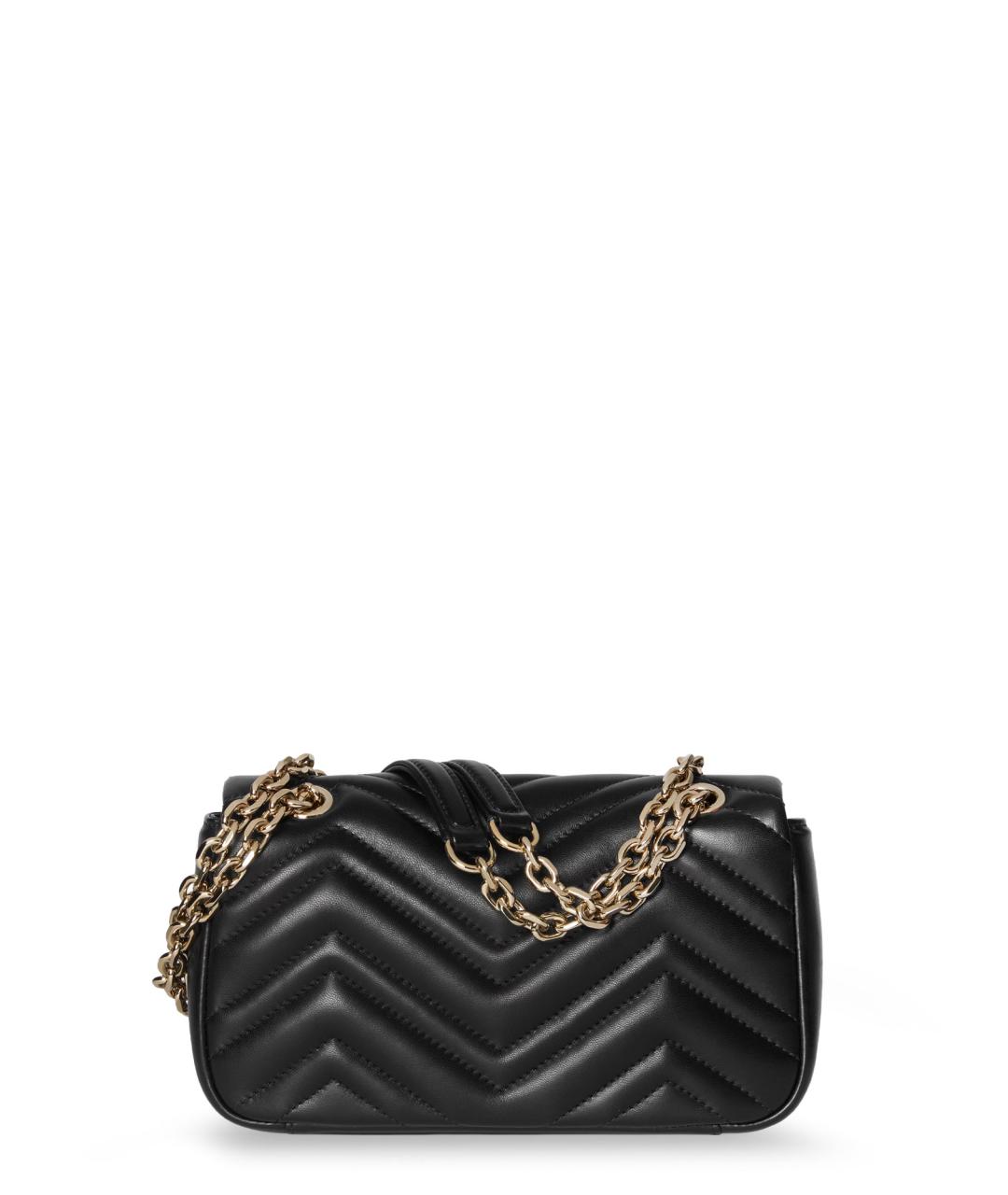 GUCCI Черная кожаная сумка через плечо, фото 2