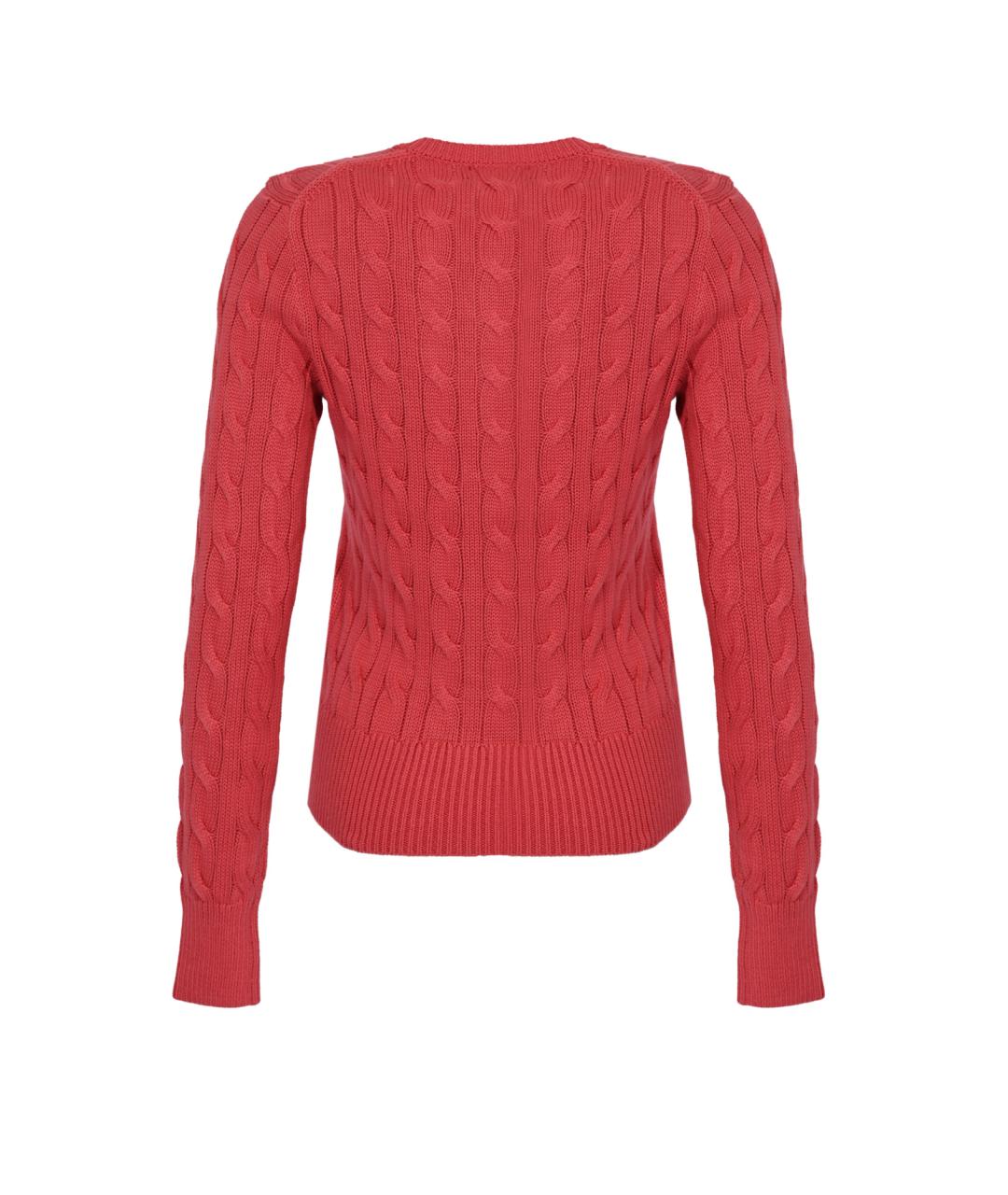 POLO RALPH LAUREN Красный хлопковый кардиган, фото 2