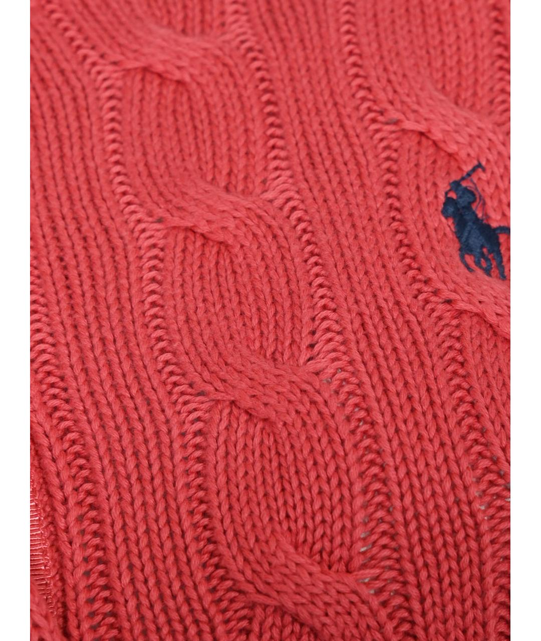 POLO RALPH LAUREN Красный хлопковый кардиган, фото 3