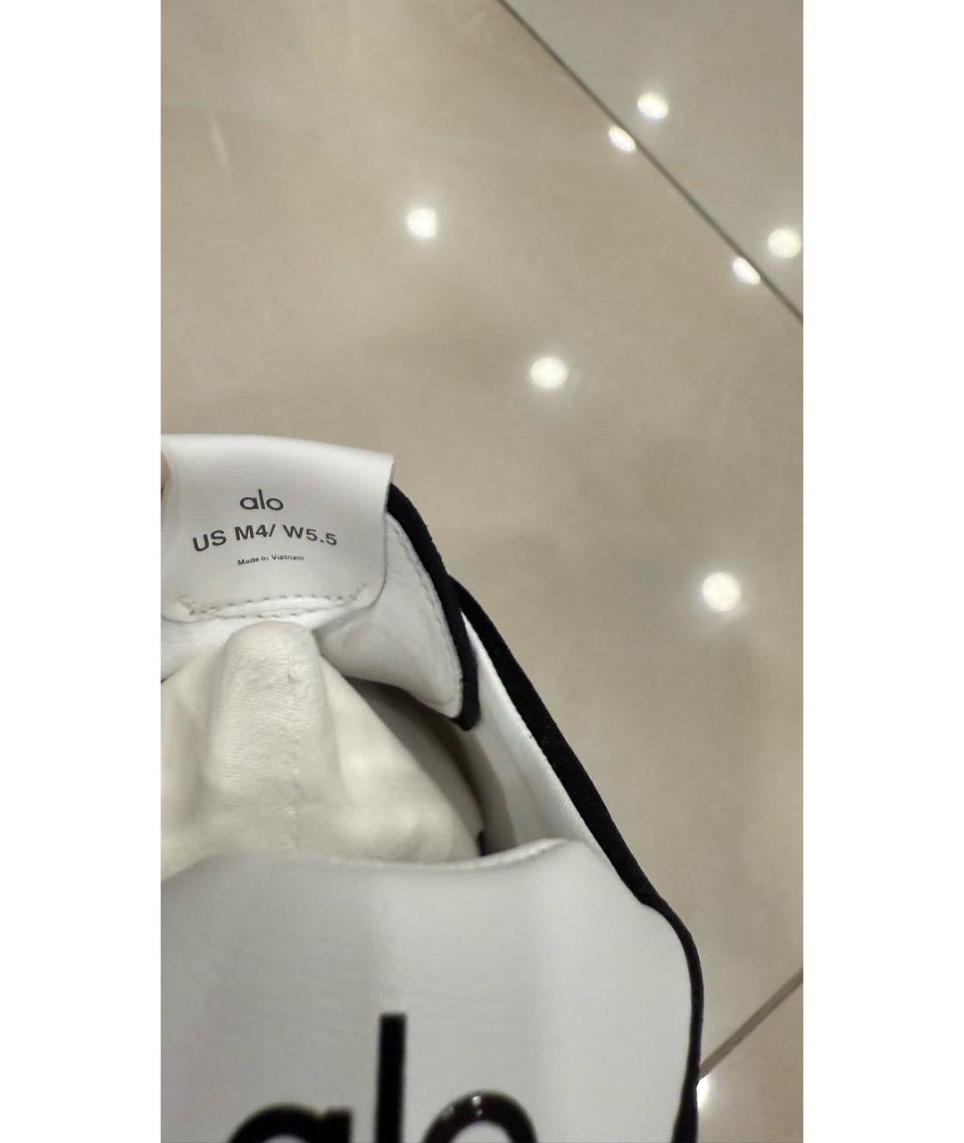 ALO YOGA Черные замшевые кеды, фото 7