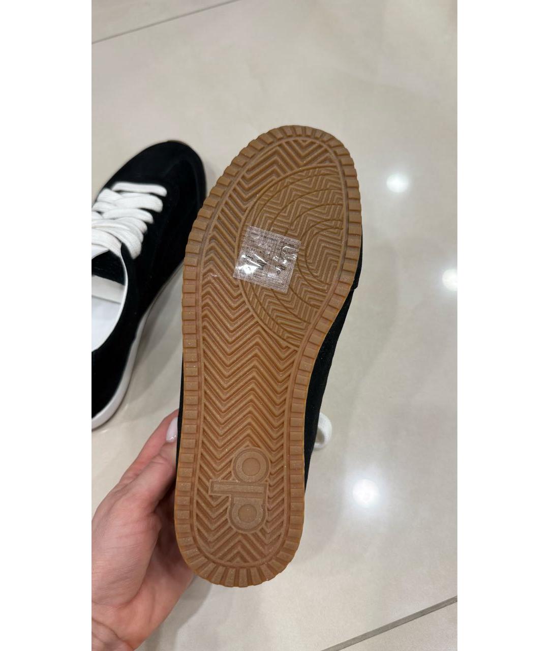 ALO YOGA Черные замшевые кеды, фото 6