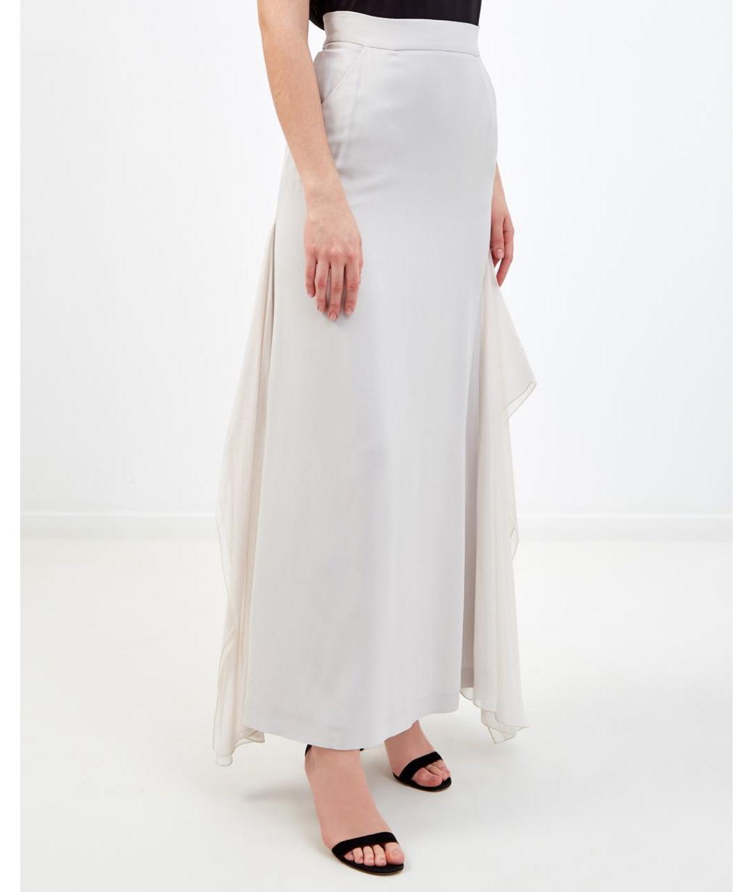 LORENA ANTONIAZZI Белая юбка макси, фото 2