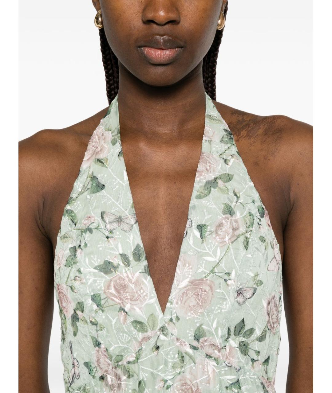 ALICE+OLIVIA Мульти полиэстеровое повседневное платье, фото 2