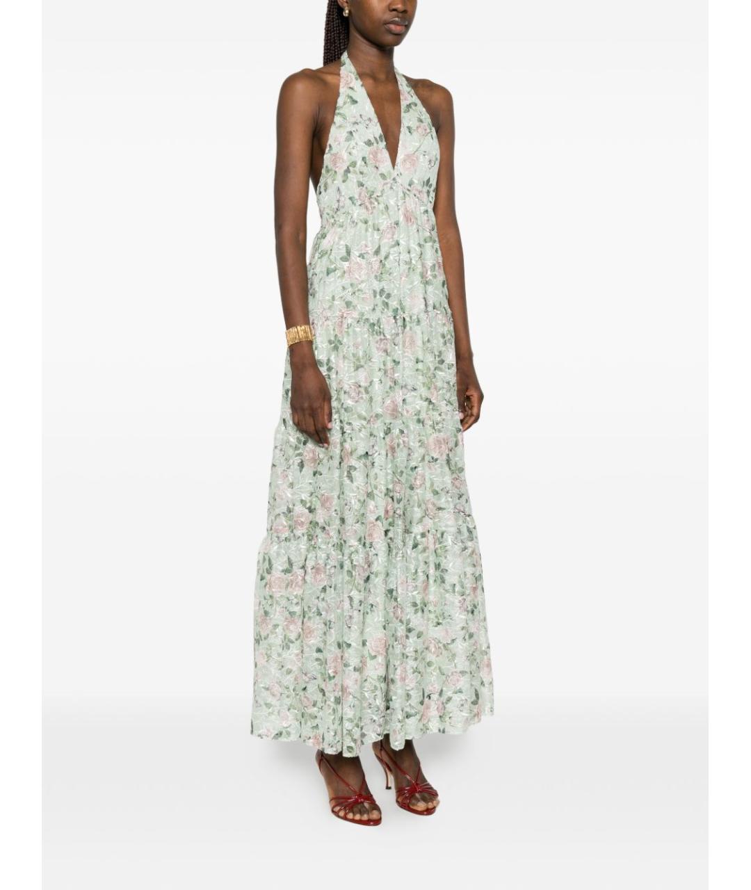 ALICE+OLIVIA Мульти полиэстеровое повседневное платье, фото 3